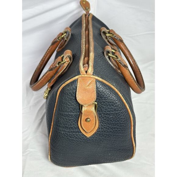 VTG Dooney & Bourke Women’s Leather AWL Gladstone Bag W/ Matching Coin Bag Rare - Picture 4 of 16